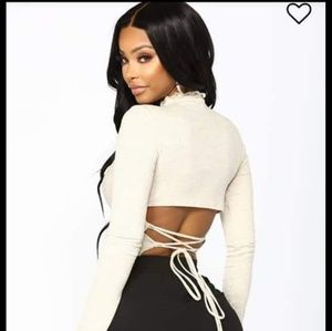 Fashion Nova All Tied up  Top